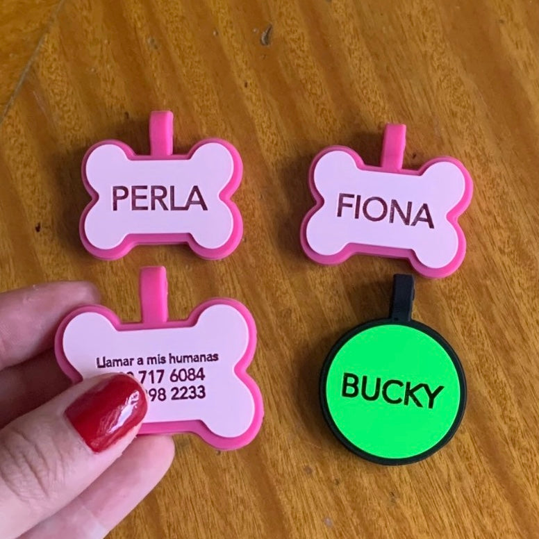Placa de goma borde color Vekopets