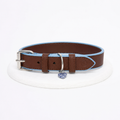 Collar cuero vegano | Cacao Blue