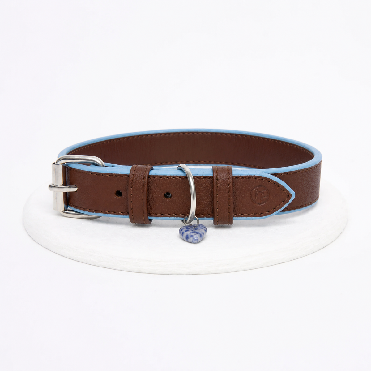 Collar cuero vegano | Cacao Blue