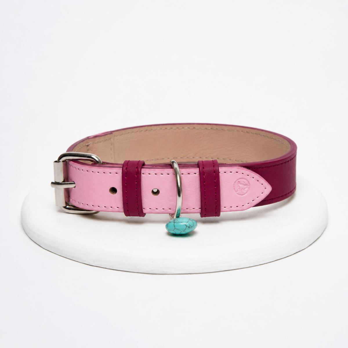 Collar cuero vegano | Vino & rosado