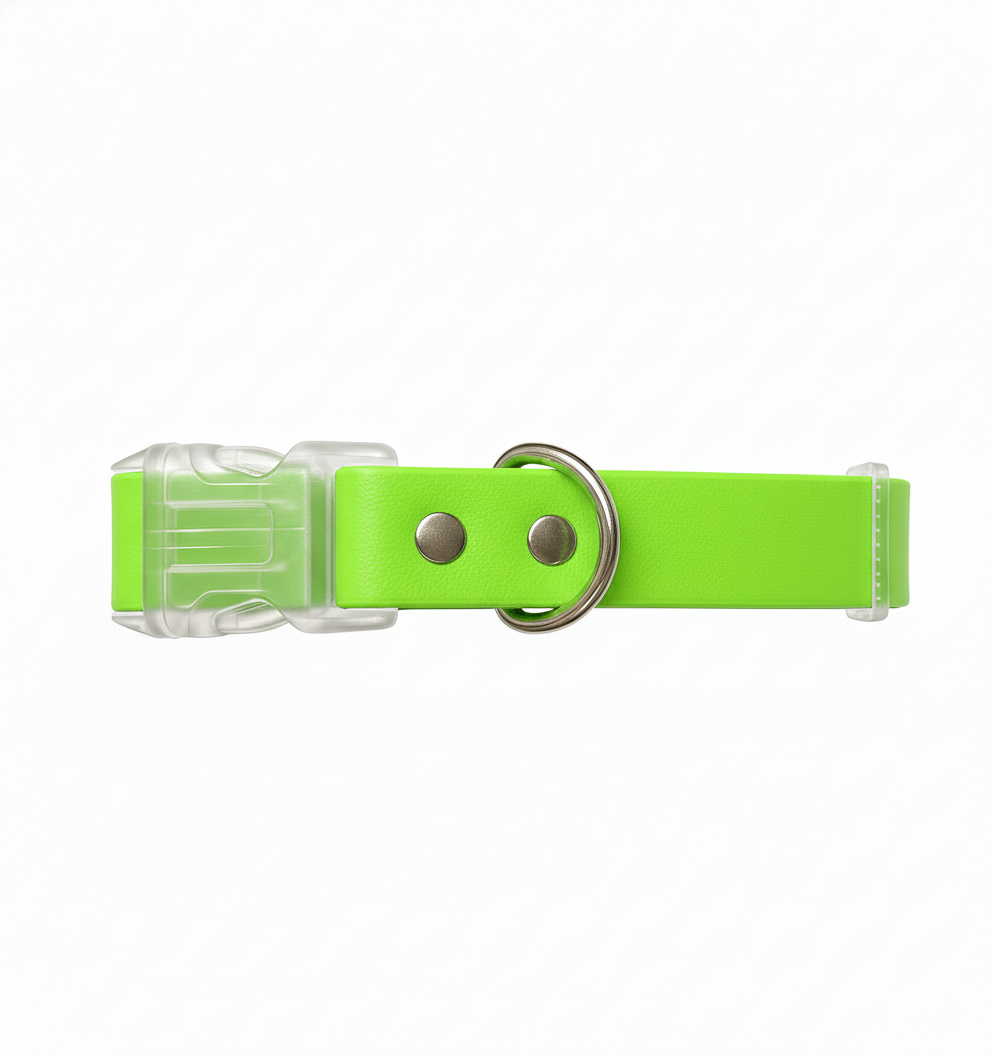Collar impermeable verde neón Vekopets